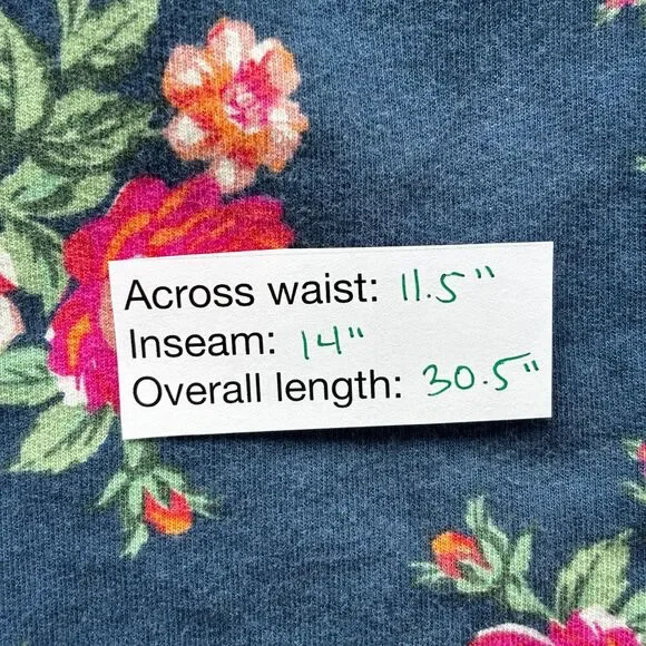 Matilda Jane Girls Size 4 Floral Overall Romper Blue Pink Garden Pockets - Picture 7 of 7